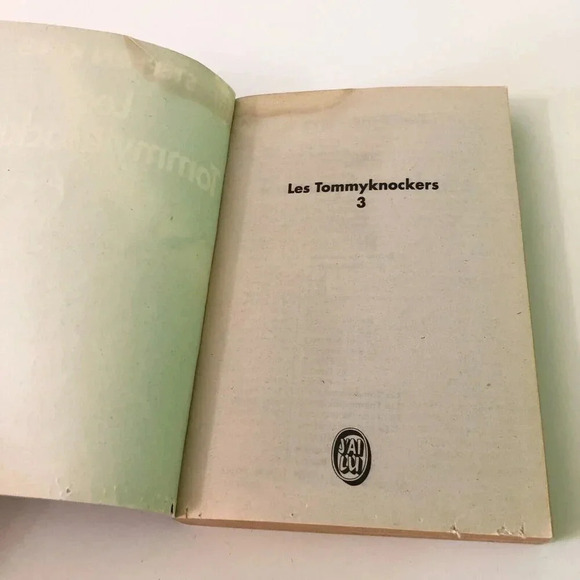 Vintage 90s Stephen King Les Tommyknockers Volume 3  French Paperback Book - Picture 12 of 16